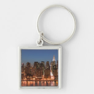 USA, New York, New York City, Manhattan: Aerial Keychain