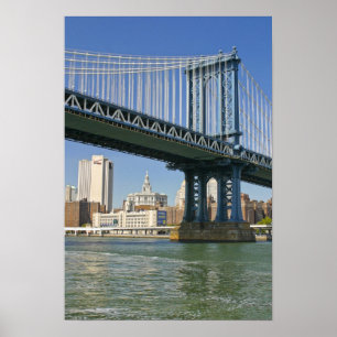 USA, New York, New York City. Manhattan Bridge Poster