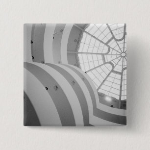 USA, New York, New York City: The Guggenheim 3 2 Inch Square Button