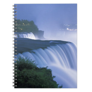 USA, New York, Niagara Falls. American Falls in Notebook