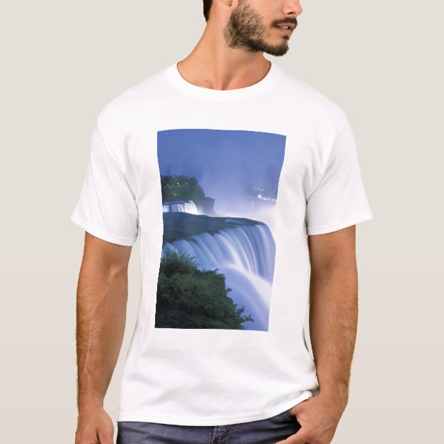 USA, New York, Niagara Falls. American Falls in T-Shirt (Front)
