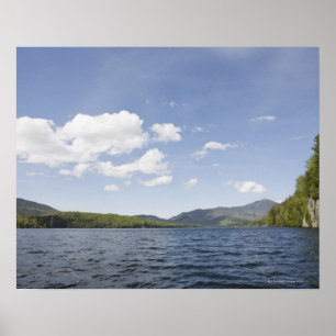 USA, New York State, Adirondack Mountains, Lake 2 Poster