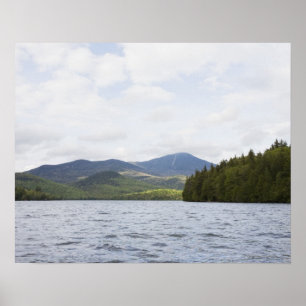 USA, New York State, Adirondack Mountains, Lake 4 Poster