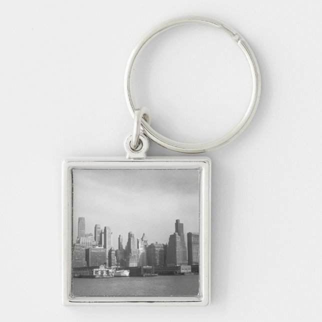 USA New York State New York City skyline Keychain (Front)