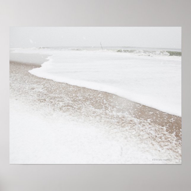 USA, New York State, Rockaway Beach, beach in Poster (Front)