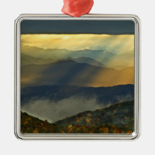 USA, North Carolina, Great Smoky Mountains. Metal Ornament