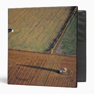 USA, North Dakota, Washburn. Late light throws Binder