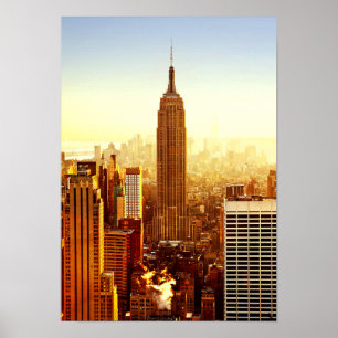 USA NYC Empire State Building Poster