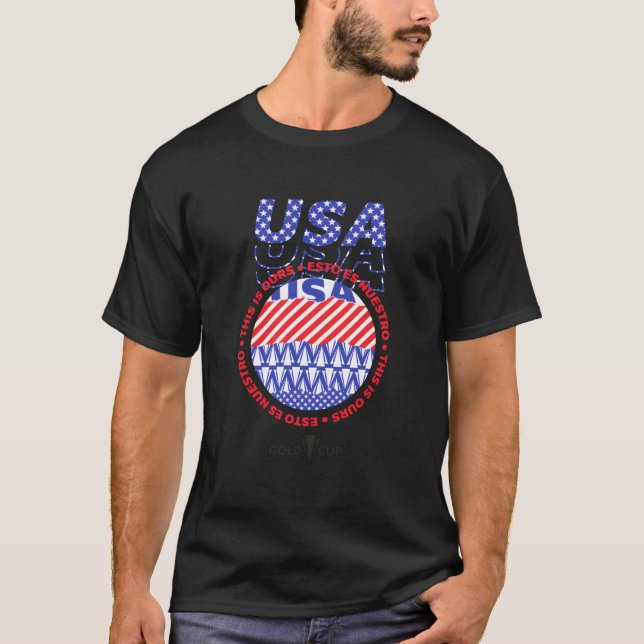 Usa Of Goldcup Tournat T-Shirt (Front)