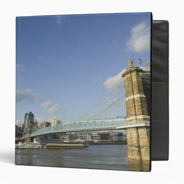 USA, Ohio, Cincinnati: Roebling Suspension 2 Binder (Front/Inside)