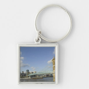 USA, Ohio, Cincinnati: Roebling Suspension 2 Keychain