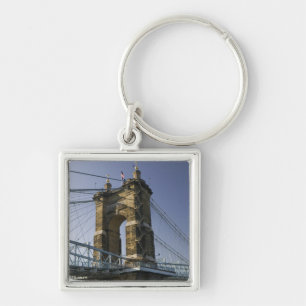 USA, Ohio, Cincinnati: Roebling Suspension 3 Keychain