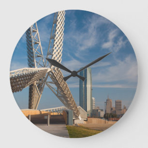 USA, Oklahoma, Oklahoma City, Skydance Large Clock