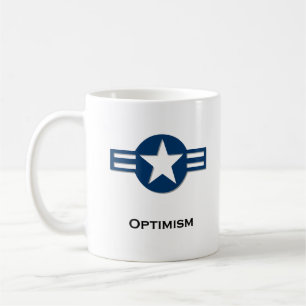 USA Optimism blue Coffee Mug