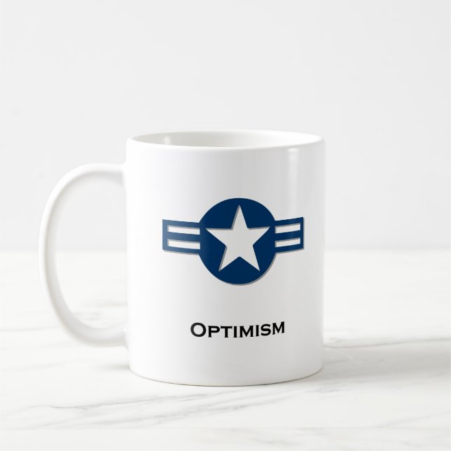USA Optimism blue Coffee Mug (Left)