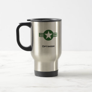USA Optimism Green Travel Mug