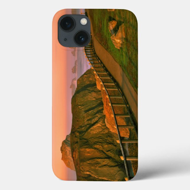 USA, Oregon, Bandon. Rocks Viewed From Trail Case-Mate iPhone Case (Back)
