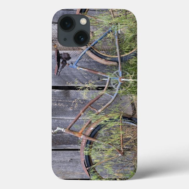 USA, Oregon, Bend. A dilapidated old bike Case-Mate iPhone Case (Back)