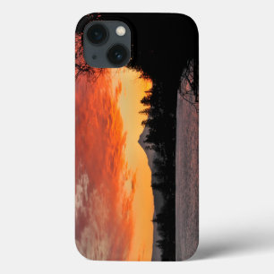 USA, Oregon. Blue Lake And Mt Hood At Sunrise iPhone 13 Case