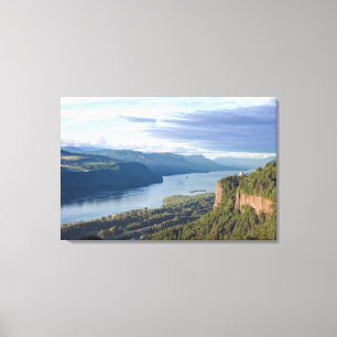 USA, Oregon, Columbia River Gorge, Vista House Canvas Print