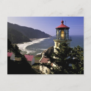 USA, Oregon, Florence. Heceta Head Lighthouse Postcard