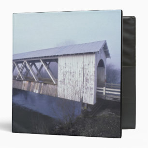 USA, Oregon. Gilkey covered bridge spans Binder