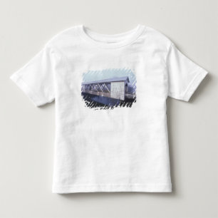 USA, Oregon. Gilkey covered bridge spans Toddler T-shirt