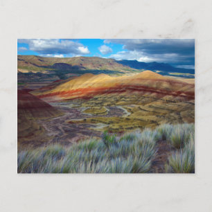 USA, Oregon. Landscape Of The Painted Hills Postcard