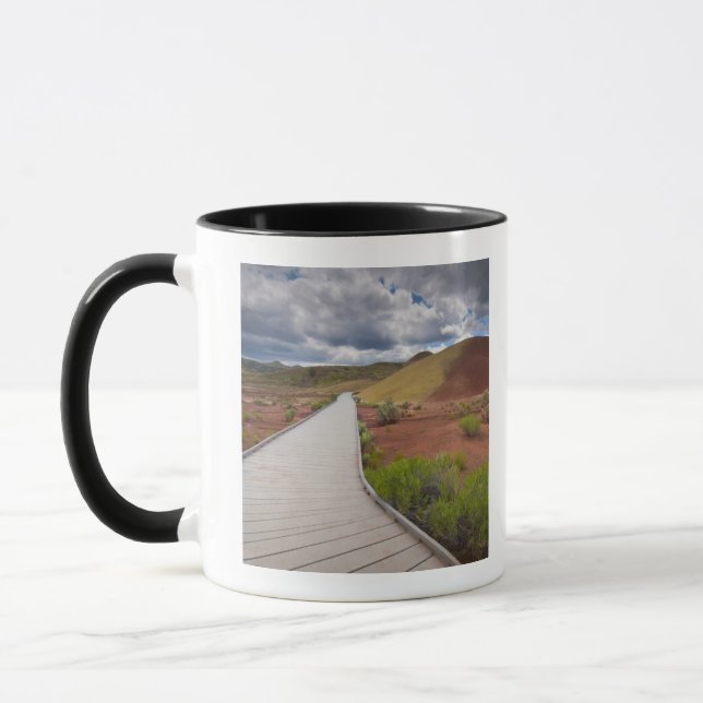 USA, Oregon, Mitchell, Pathway among Painted Mug (Left)