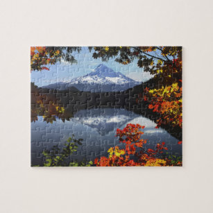 USA, Oregon, Mt. Hood National Forest. Jigsaw Puzzle