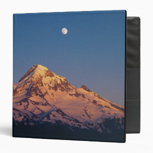 USA, Oregon, Mt Hood. Sunset creates alpenglow Binder