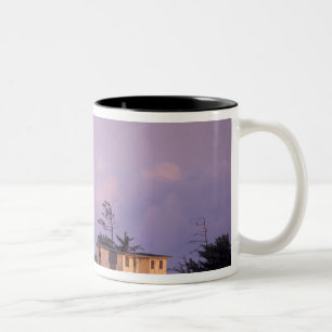 USA, Oregon, Port Orford Region, Cape Blanco Two-Tone Coffee Mug