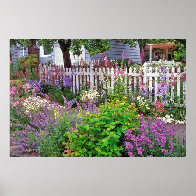 USA, Oregon, Portland. Explosion Of Springtime Poster (Front)