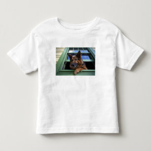 USA, Oregon, Portland. Griff the long-hair Toddler T-shirt