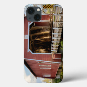 USA, Oregon, Scio, Shimanek Bridge iPhone 13 Case