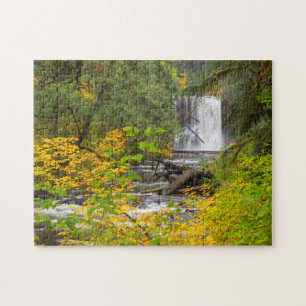 USA, Oregon, Silver Falls State Park 2 Jigsaw Puzzle
