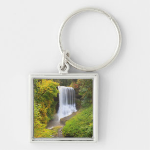 USA, Oregon, Silver Falls State Park 3 Keychain