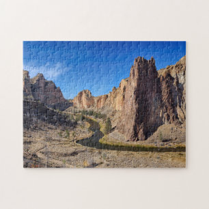 USA, Oregon, Smith Rock State Park Jigsaw Puzzle