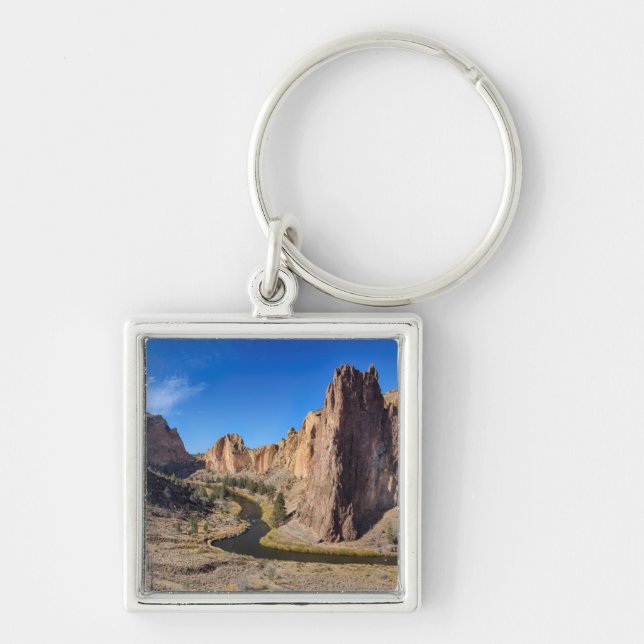 USA, Oregon, Smith Rock State Park Keychain (Front)