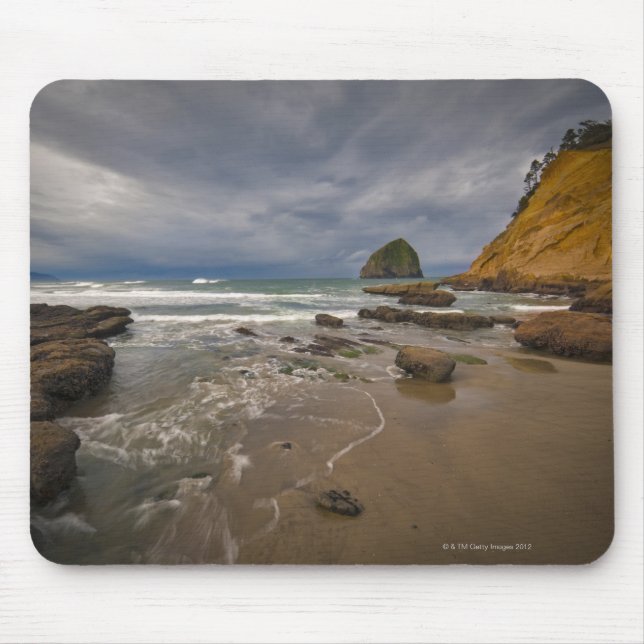 USA, Oregon, Tillmook County, Beach with Mouse Pad (Front)