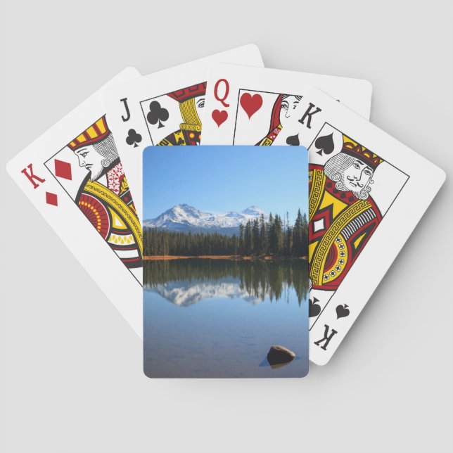 USA, Oregon, Willamette National Forest 2 Playing Cards (Back)