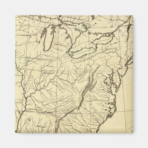 USA outline Magnet