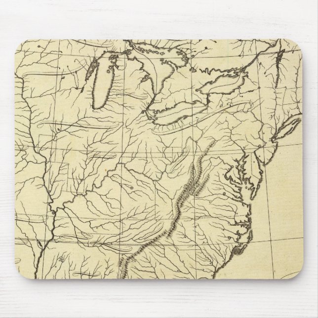 USA outline Mouse Pad (Front)