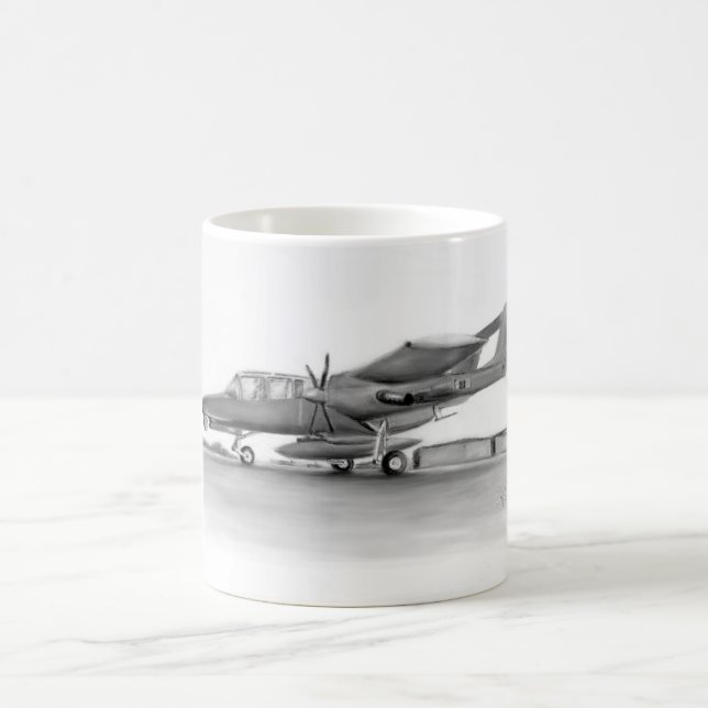 USA OV10 Bronco aircraft mug (Center)