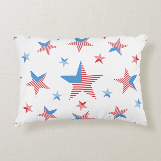 Usa Patriot Accent Pillow (Front)