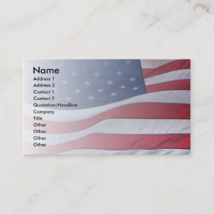 USA Patriot Business Card