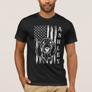 USA Patriot Dachshund Dog US Pet T-Shirt