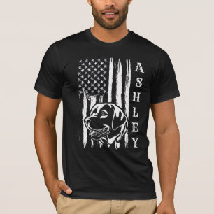 USA Patriot Labrador Retriever Dog US Pet T-Shirt