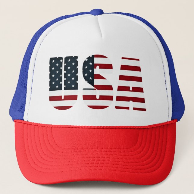 USA Patriot Trucker Hat (Front)
