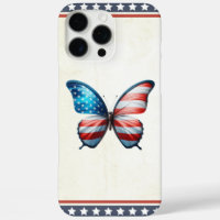 USA/patriotic 4th of July butterfly